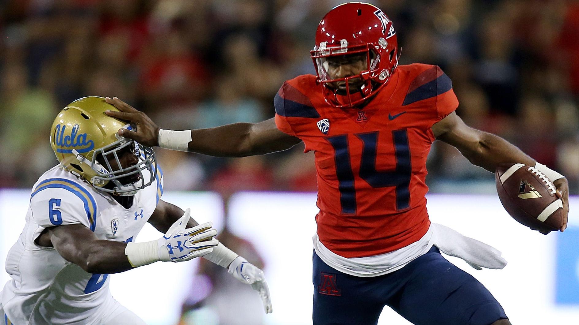 Arizona Wildcats QB Khalil Tate wins Pac-12 honor for second week in a row